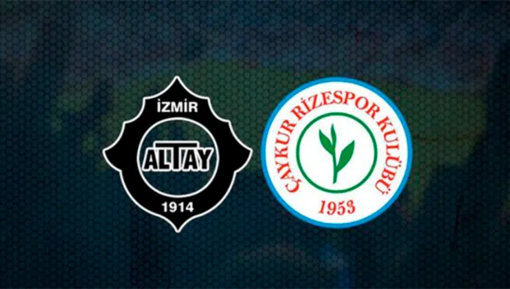 Çaykur Rizespor-Altay Maçı Saat 16:00 TRT Spor Ekranında
