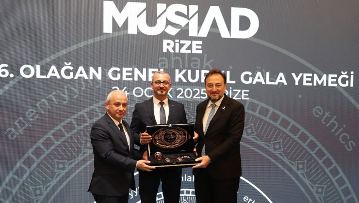 MÜSİAD Rize’de Yeni Başkan Harun Şimşek Oldu