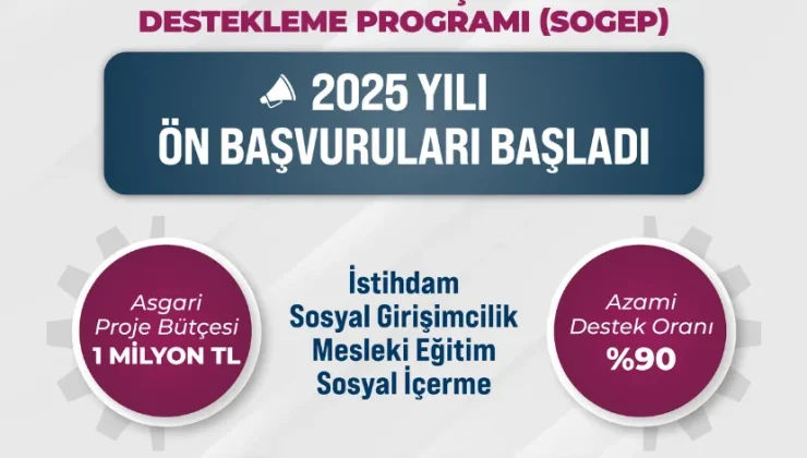 OKA 2025 yılı SOGEP ön başvuru süreci başladı