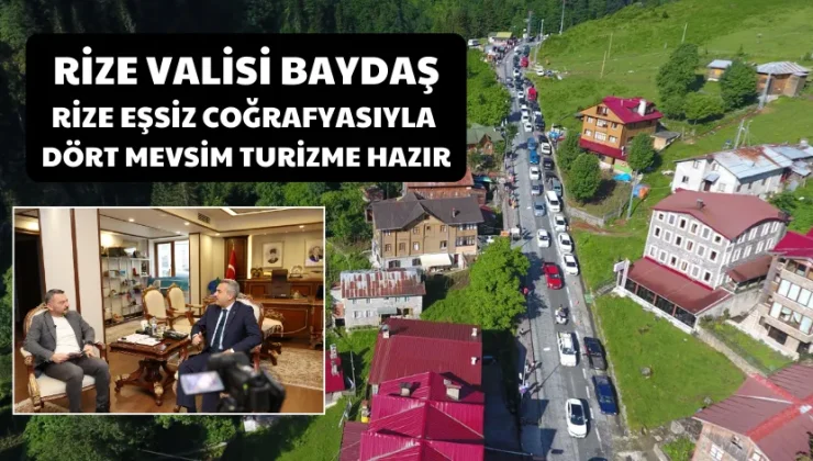 Rize, eşsiz coğrafyasıyla dört mevsim turizme hazır