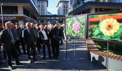 Rize’nin çiçek türleri fotoğraf sergisinde görücüye çıktı