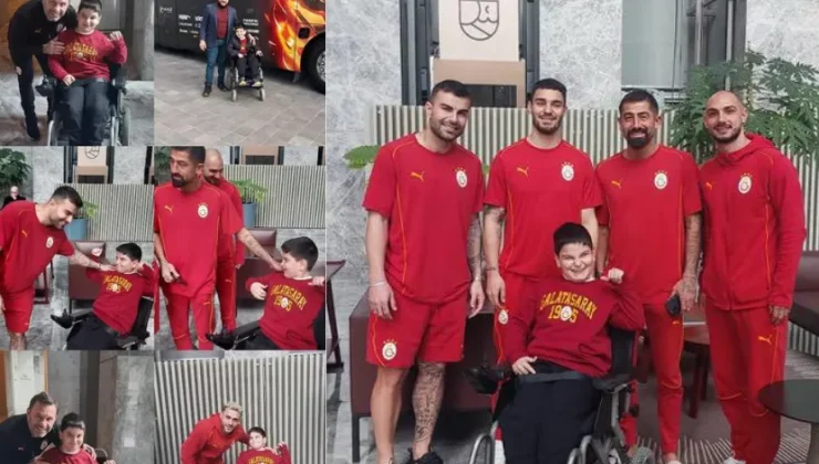 Bedensel engelli Muhammed Ali’nin Galatasaray sevinci