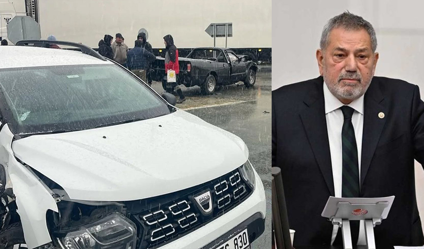 CHP Rize Milletvekili Tahsin Ocakli trafik kazasi gecirdi