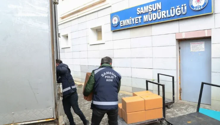 Samsun’da 2 ton etil alkol ele geçirildi