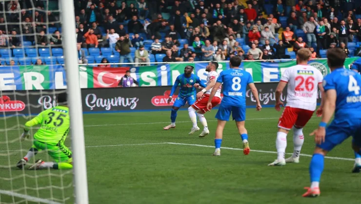 Çaykur Rizespor ile Sivasspor berabere kaldı