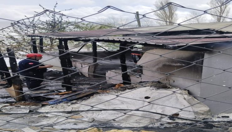 Prefabrik evde çıkan yangında 2 çocuk öldü