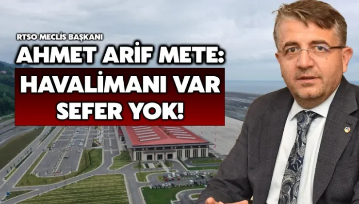 Rize-Artvin havalimanı’nda sefer Sayısı yetersizliği devam ediyor
