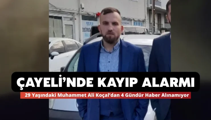 29 Yaşındaki Muhammet Ali Koçal’dan 4 Gündür Haber Alınamıyor