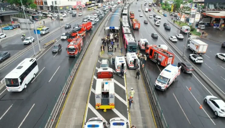 Beylikdüzü’nde metrobüs kazası: 2’si ağır 14 yaralı