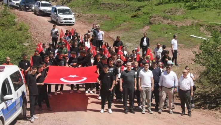 Güce’de Şabankale şehitleri için yürüyüş düzenlendi