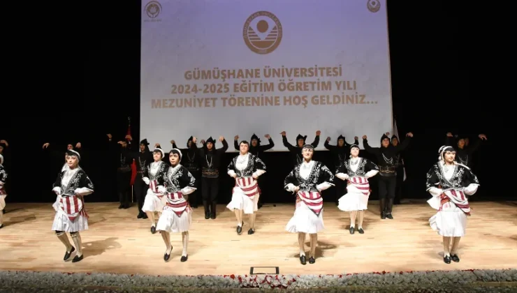Gümüşhane Üniversitesinde mezuniyet töreni düzenlendi