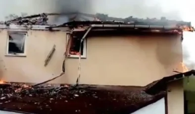 Karabük’te cami yangını