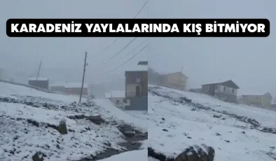 Karadeniz Yaylalarında Kış Bitmiyor