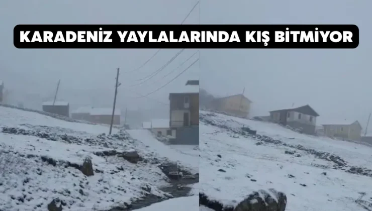 Karadeniz Yaylalarında Kış Bitmiyor