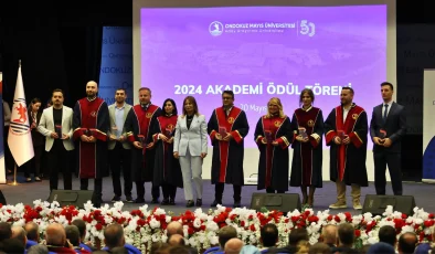 Ondokuz Mayıs Üniversitesi’nde Akademi Ödül Töreni düzenlendi
