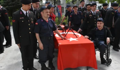 Ordu’da engelliler bir günlük askerlik yaptı