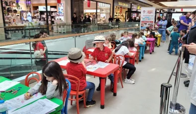 Samsun’da çocuklar değerlerini resim boyayarak tanıdı