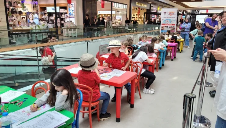 Samsun’da çocuklar değerlerini resim boyayarak tanıdı
