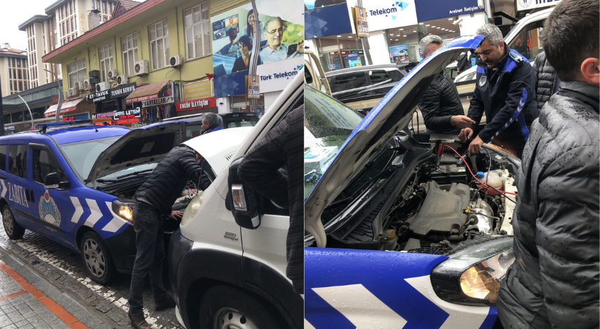 Zabitadan yolda kalan vatandasa yardim eli