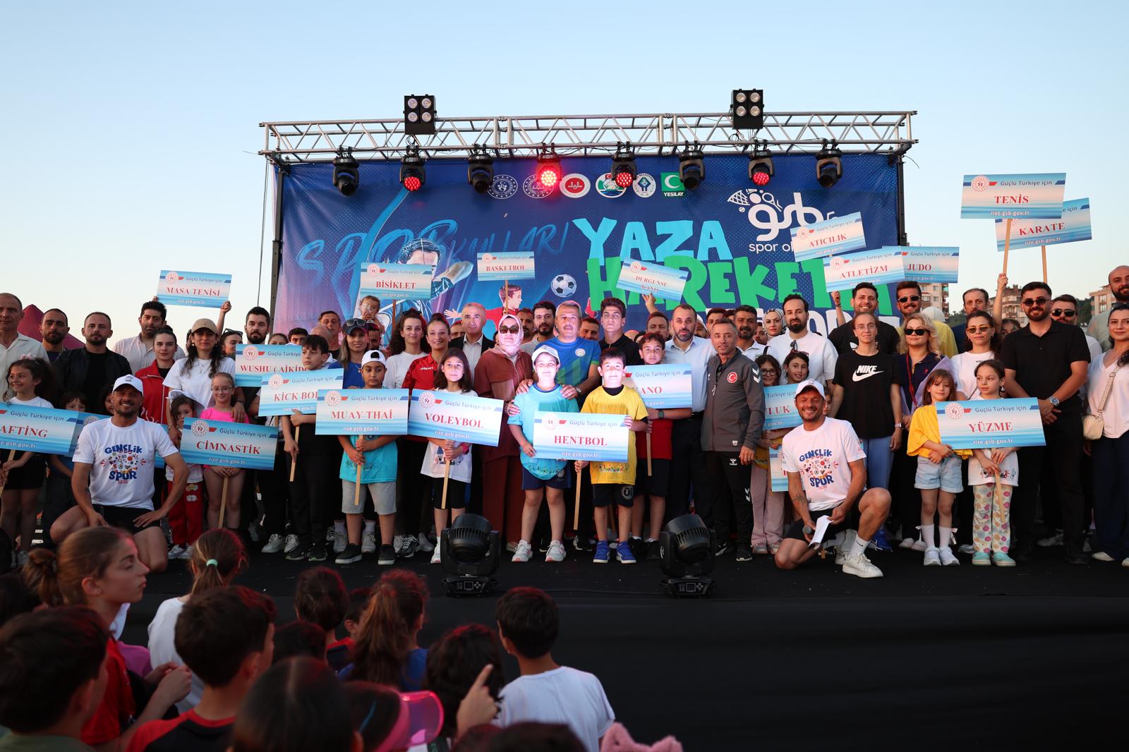 1750930348 388 Rizede Yaz Spor Okullarinin acilisi gerceklestirildi
