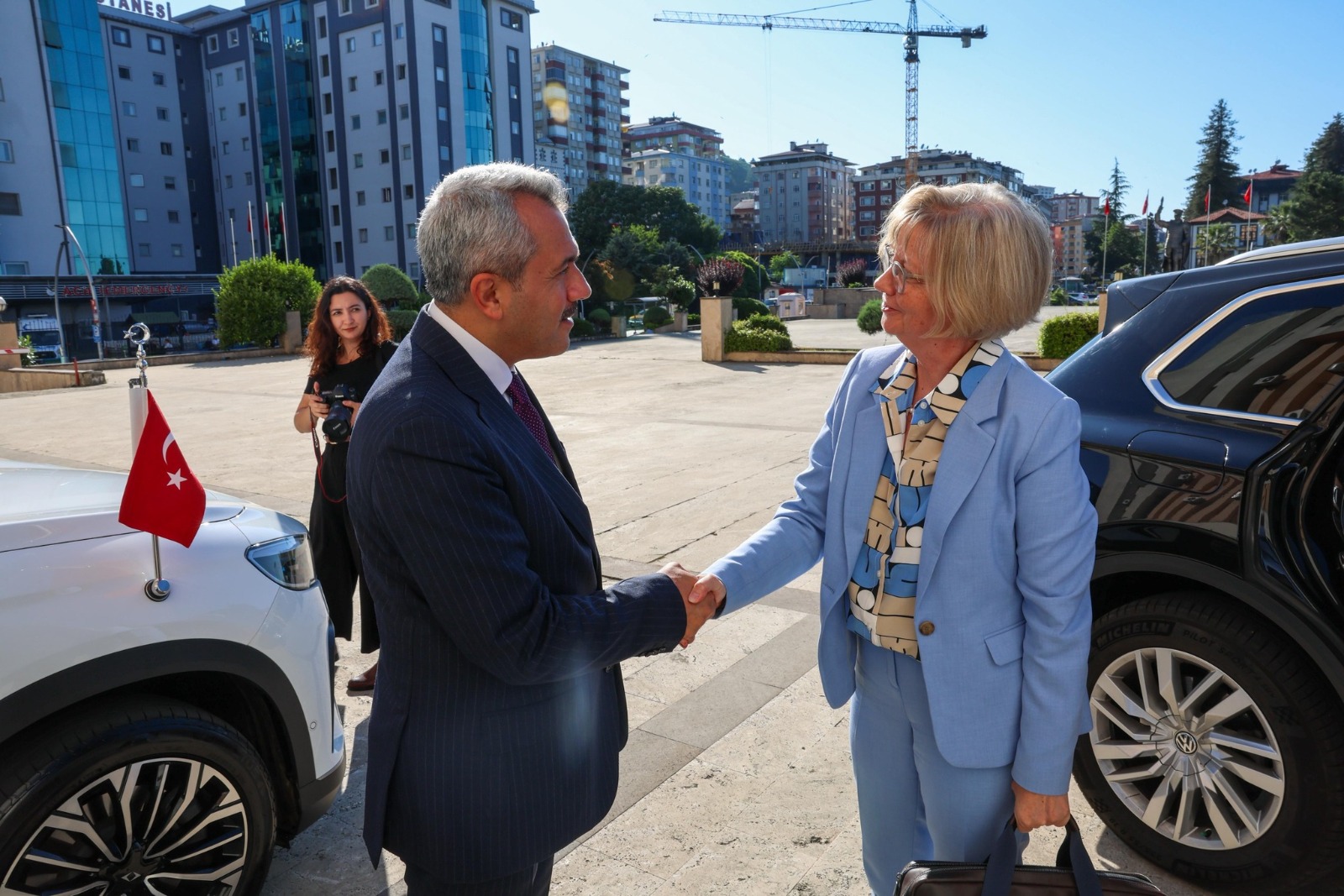 Almanyanin Ankara Buyukelcisi Sorg Rizeyi ziyaret etti