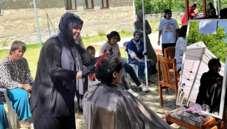 Çorum’da özel bireyler için saç kesimi ve bakımı etkinliği düzenlendi