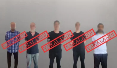 Kırmızı bültenle aranan 5 kişi yakalanarak Türkiye’ye getirildi