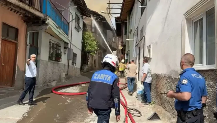 Tokat’ta çatı yangını