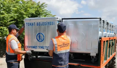Tokat’ta mini damperli çöp toplama aracı hizmete girdi