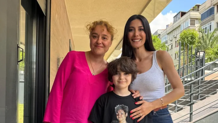 Trabzonsporlu Gözde Atasoy ve oyuncu Eymen Yücel, Minguzzi ailesini ziyaret etti