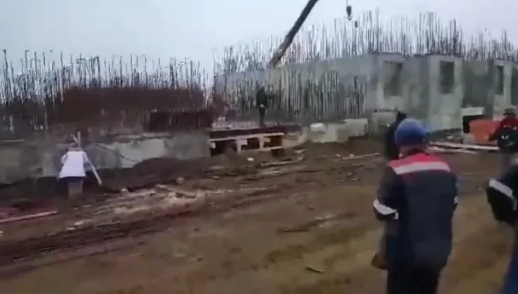 Bartınlı inşaat işçileri, Rusya’da deprem anını görüntüledi