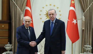 Cumhurbaşkanı Erdoğan, MHP Genel Başkanı Bahçeli ile görüştü