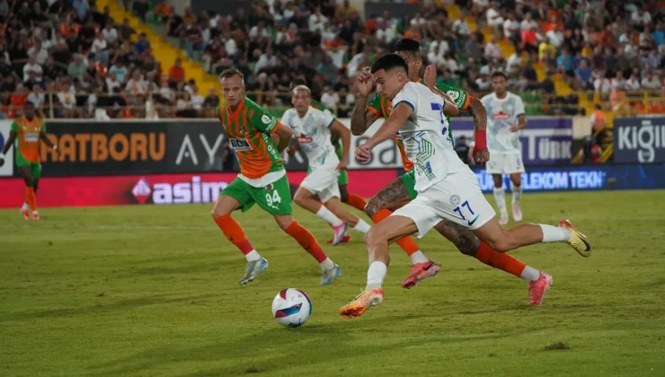 Çaykur Rizespor, 15. Kez Alanyaspor Karşısında