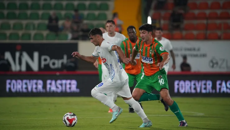 Çaykur Rizespor, Alanyaspor deplasmanından 1 puanla döndü
