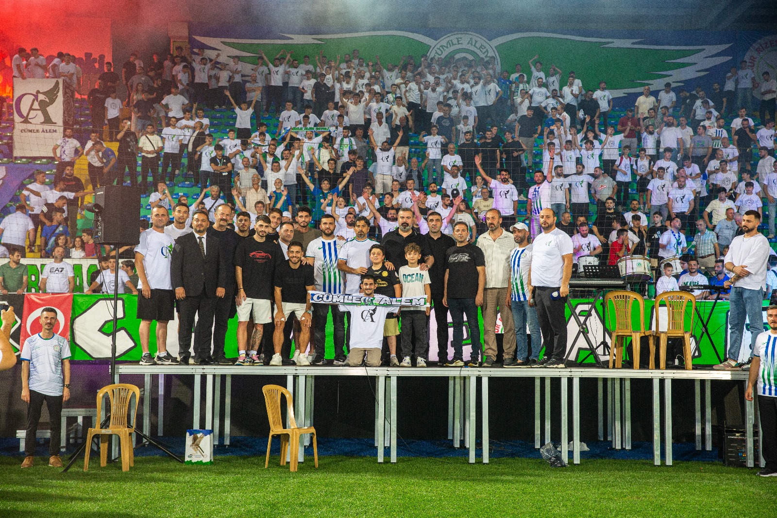 Caykur Rizespor Taraftarlariyla Yeni Sezon Acilisini Yapti