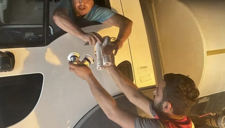 Kızılay’dan alevlerle mücadele eden ekiplere destek