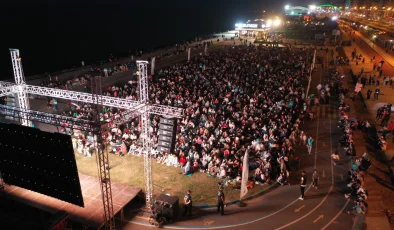 Rize’de Açık Havada Sinema Keyfi Devam Ediyor